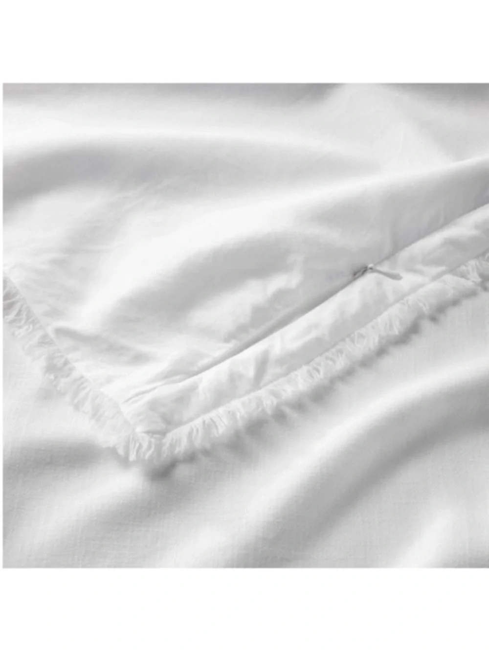 NWT Full/Queen Heavyweight Linen Blend Comforter & Sham Set White - Casaluna